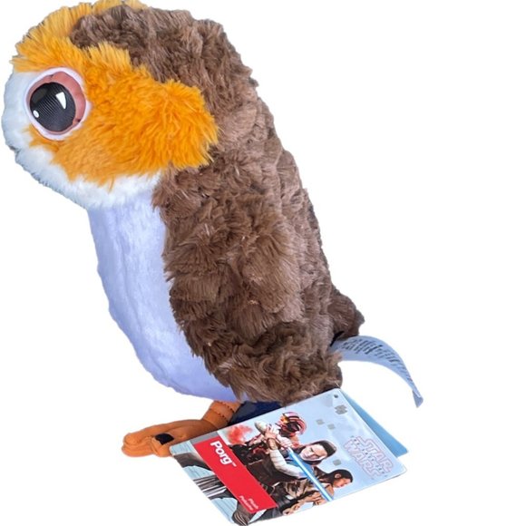 Disney Store Star Wars The Last Jedi Porg Owl Plush - Picture 5 of 7